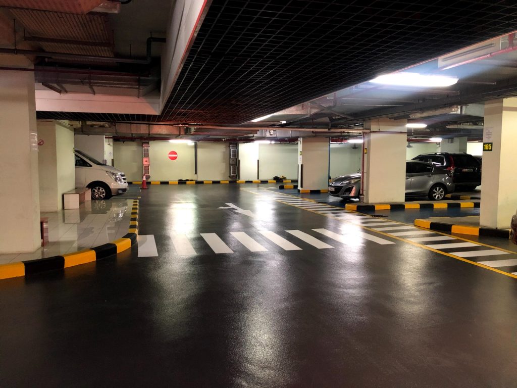 Epoxy flooring completed project in UAE by Parker General Contracting