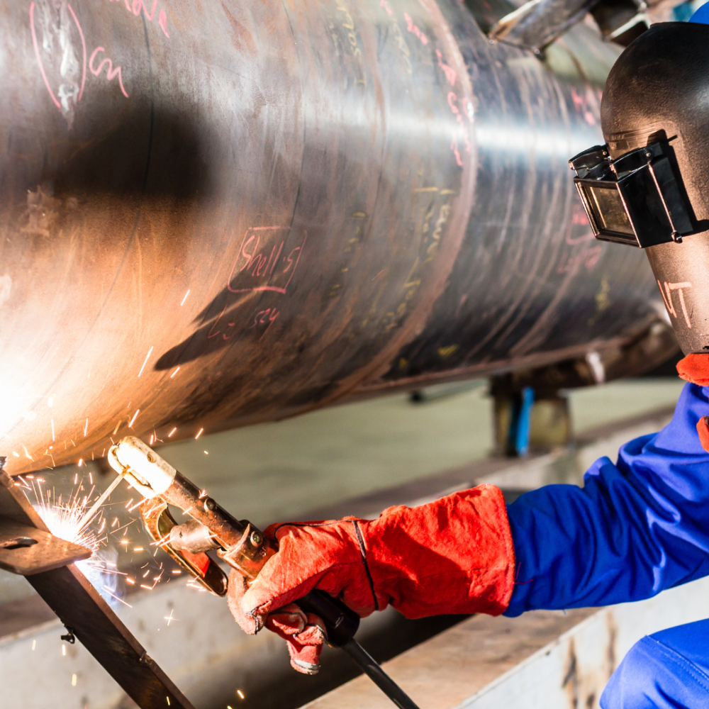 Professional Pipe Welding Services in Abu Dhabi, UAE by Parker General Contracting
